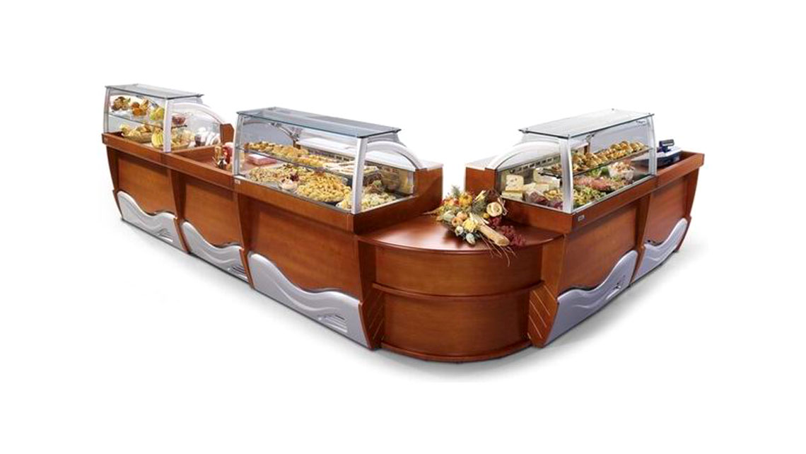 AMV Design  Enofrigo mobili refrigerati per esposizione ristorazione brunch